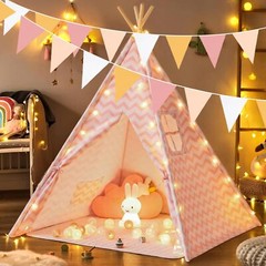 32Ft Groovy Party Decorations Yellow Pink White Pennant Orange Beige