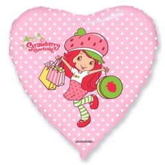 Strawberry Shortcake Party Balloons – Set Of 4 Girls Birthday Balloon Decorat…
