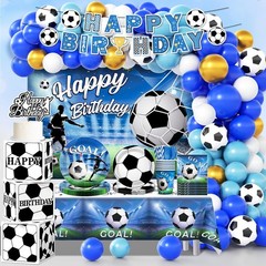 Soccer Party Decorations, All-in-1 Supplies Pack, Includes Plates and Napkins…