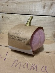 NEW AT HOME WITH STACEY SOLOMON SMALL SHIMMER LIGHT UP PUMPKIN HALLOWEEN DECO