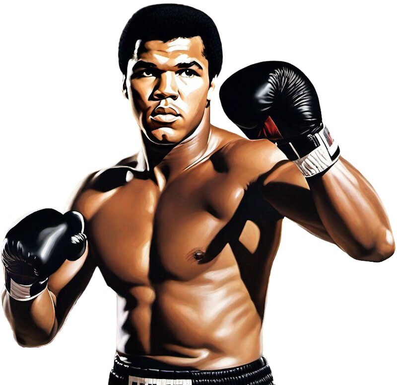 Muhammad Ali Inspired Fan Art