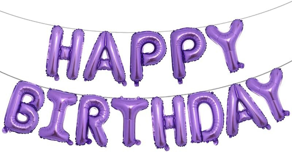 16 Inch Happy Birthday White Orange Green Blue Purple Decoration Balloons Baby S