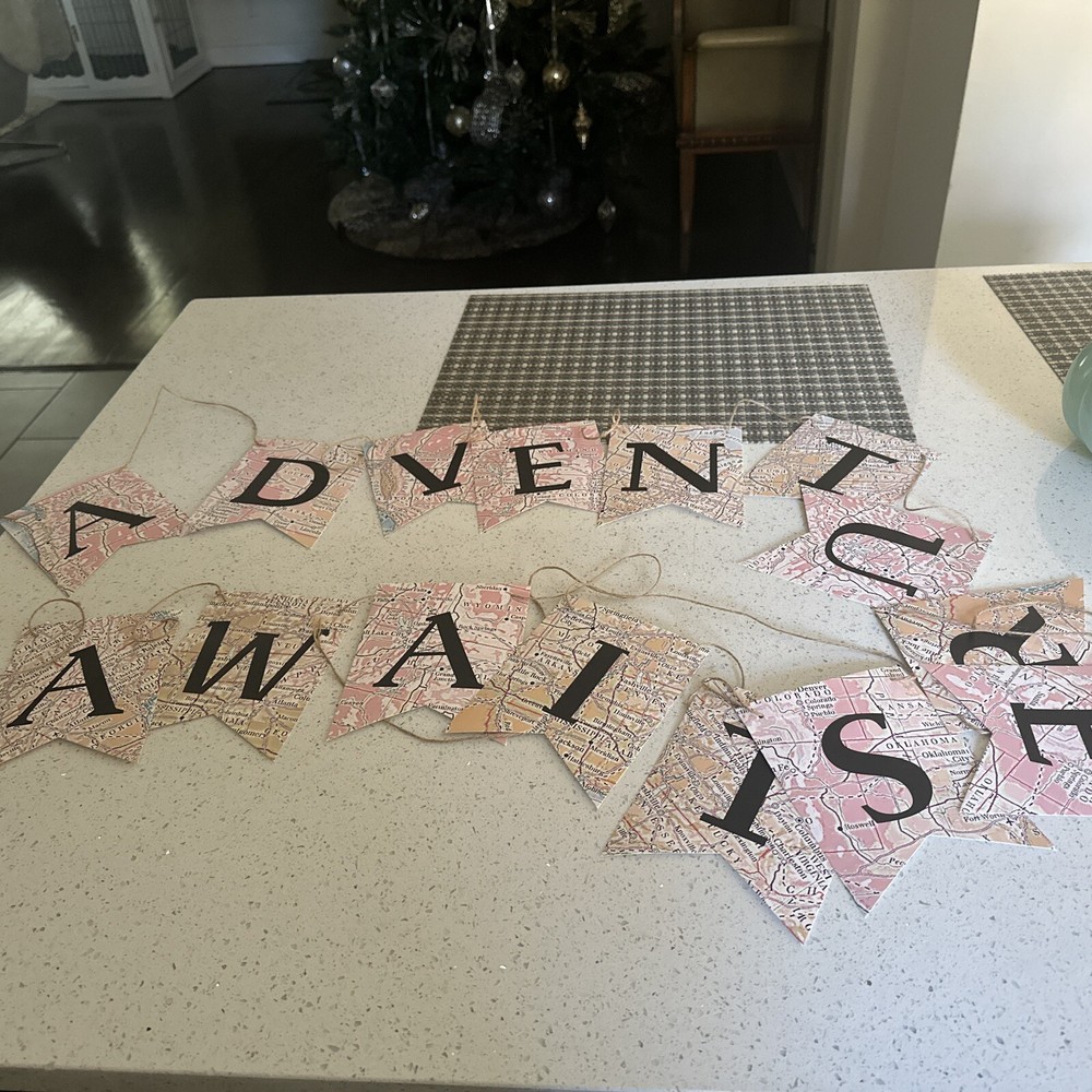 Adventure Awaits Bon Voyage Banner Garland Party Decoration Set Travel Themed…