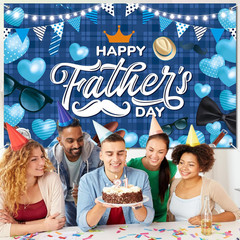 Happy Fathers Day Banner Decorations 70.9X45.3In Extra Large Size Father’S Day