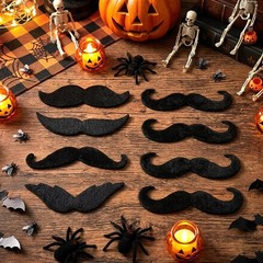 8 Pcs Self-Adhesive Realistic Fake Mustaches, 5 Styles Novelty Fake Moustache…