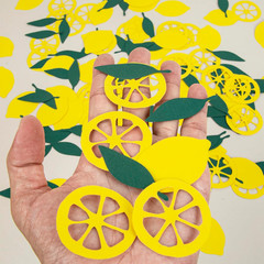 200Pcs Lemon Confetti – Lemonade Party Table Decor, Baby Shower & Bachelorette P