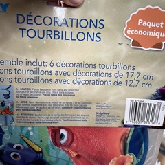 Disney Pixar Finding Dory Swirl Hanging Decorations 12 Pcs New, Party Supply