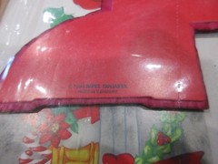 Santa Fireplace Honeycomb Decoration 1994 Paper Fantasies NIP