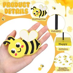 7 Pack Summer Honey Bee Wooden Tabletop Decor Freestanding Table Centerpiece …