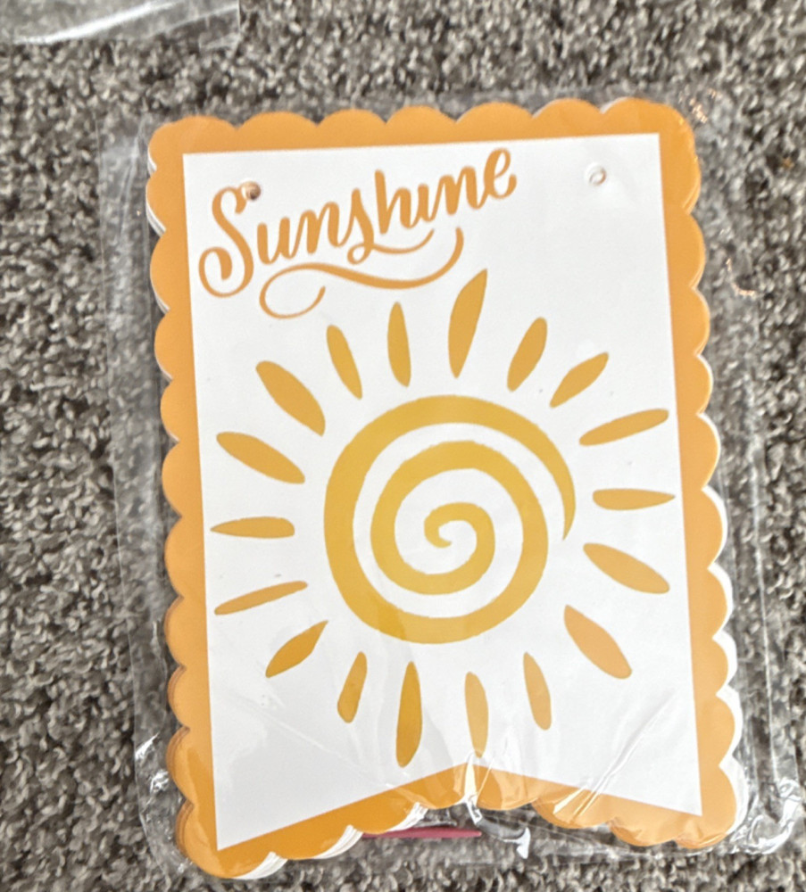 Sunshine Yellow Orange White Backdrop & Balloon Party Decoration Set for Kids