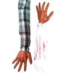 1Pcs Halloween Scary Hand Decoration Severed Fake Arm Hand Body Prank Party Prop