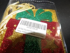Feliz Navidad Gold Glitter Banner for Christmas Theme NEW