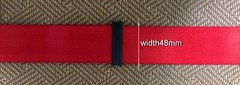 Fashion MAROON Belt With LOGO In Buckle Adjustive Lengh Max 115cm
