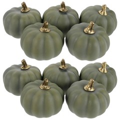10 Pcs Thanksgiving Pumpkin Decor Artificial Pumpkins Decorations