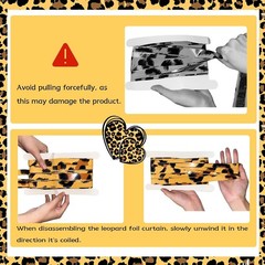 Effortless Peel-and-Stick Cheetah Print Party Backdrops – 2 Pack, 3.3ft x 6.6ft