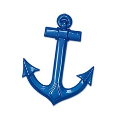 Beistle Plastic Ship’s Anchor – Blue – Nautical | Party Supply | Decoration