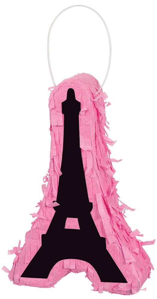 Charming Black & Pink Day In Paris Mini Eiffel 7″ x 4 1/4″, and