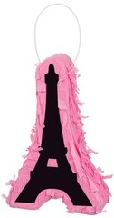 Charming Black & Pink Day In Paris Mini Eiffel 7″ x 4 1/4″, and