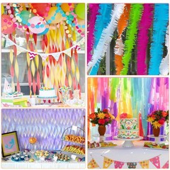 GCB Wedding Party Decorations 4 Rolls 328ft White Crepe Paper Streamers for W…