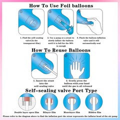 English Teacher Birthday Decorations 40» Pink Rainbow Number 2 Balloon for 2…