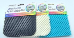 Placemat Non Slip Lineer Coaster Multipurpose Grip Mat Coffee Table 14x14cm