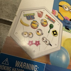 Despicable Me 4 Minions Birthday Party Decoration Scene Setters w/Photo Props