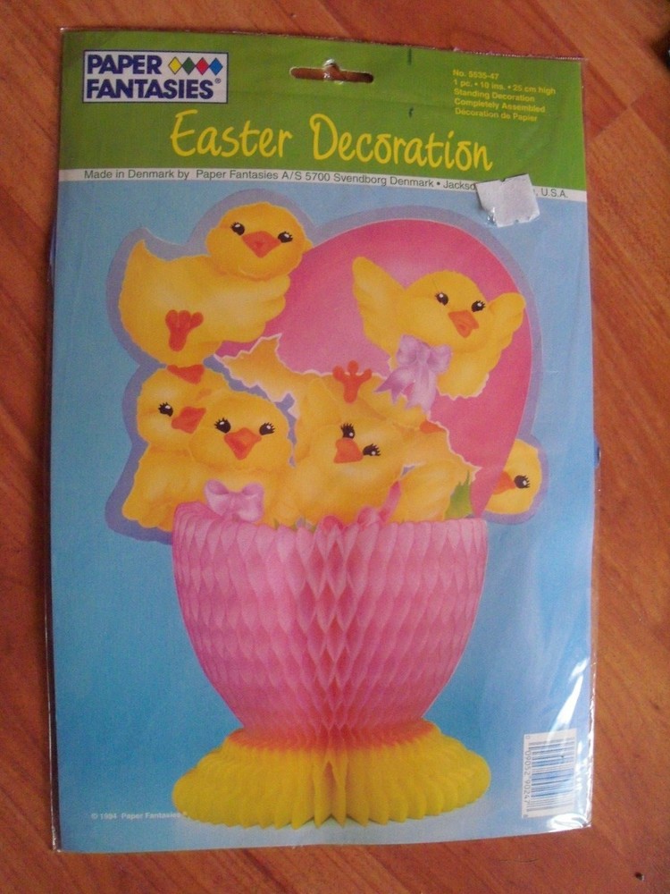 Easter Honeycomb Centerpiece Decoration Paper Fantasies NOS U Pick not a Lot