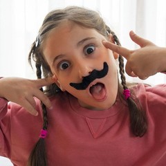 Create Joy with 48 Self-Adhesive Mustaches – Perfect for Cosplay & Family Events