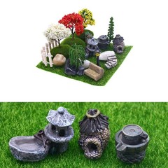 26PCS Miniature Accessories for Dollhouses Zen Gardens and Creative Displays