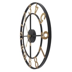 Sleek Metal For outdoor Wall Clock Classic Design Perfect for Any Space