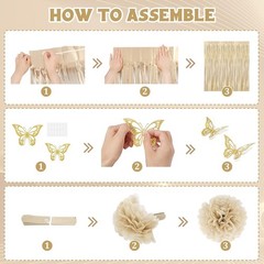 White and Gold Birthday Decorations for Women Girls, Gold White Sand Confetti…