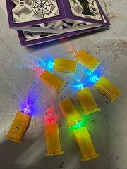 8 PIECES light up happy Halloween birthday party centerpieces
