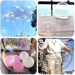Clear Bobo Balloons 40 pieces, 4 Sizes Transparent Bubble Balloon,Different S…