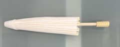 Paper Decoration Umbrella 11in. Cream Color – A0093