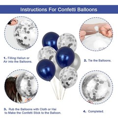 Birthday Decorations for Men Women Boys Girls – Blue Party Decor With Happy B…