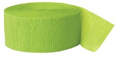 Orange/Green/Red/Blue 4 Rolls Bundle Party Streamer 1.75in x150 ft