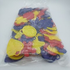 100 Balloon Weight Heart/Star/Bear/Smiley Face – Red/Yellow/Blue 8 Gram Balloon