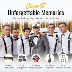 Bachelor Party Decorations, (Gold Bachelor Banner, Bachelor Sash, 16 Funny Pa…