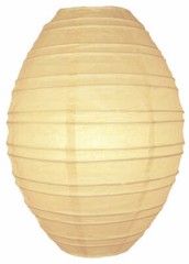 Beige Kawaii Paper Lantern