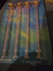 Disney Tinker Bell Vintage Hallmark 4 Magic Wands Birthday Party Favors RARE