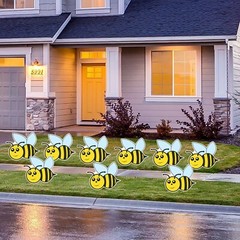 Honey Bee Yard Pathway Markers 9pcs, 17″x14″, 19411