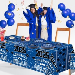 Graduation Decorations 2025 – Party -121 Pack – Blue