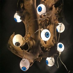Halloween Ghost Eyes String Lights Battery Operated Indoor Party Decor Outdoor