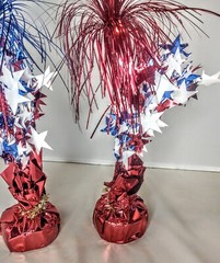 4th of July firework Foil Balloon Weight Birthday Party Supplies Patriotic Decor