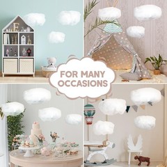 Artificial Cloud Props, Imitation 3D Cloud Hanging Decorations, Cloud Shape Room