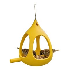 Hanging Bird Feeder Weather Resistant Easy Installation Minimalist Style