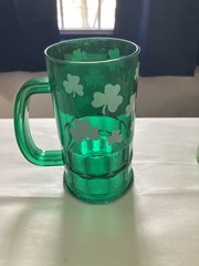 St Patrick’s Day Irish Party New Hat Cups Fabric Pins Flags Used Banner & Sash
