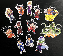 DRAGON BALL Z PERSONALIZED PARTY DECORATION, FAVOR BOXES, TABLE CENTERPIECE, ETC