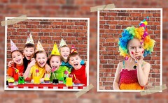 Red Retro Brick Wall Photo Backdrop Polyester Brick Photography Background