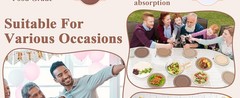 48Pcs Boho Baby Shower Decorations 7″ Gradient Brown Disposable Paper Plates and